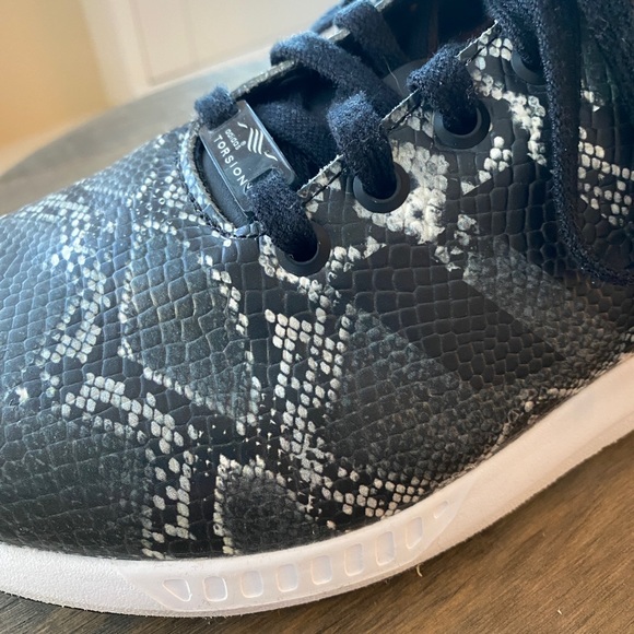 Adidas ZX Flux Torsion snakeskin print, women's  size 8 1/2 - Picture 6 of 6